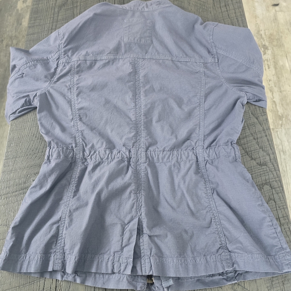 L.L. Bean Women's Light Blue Utility Jacket - Picture 3 of 6